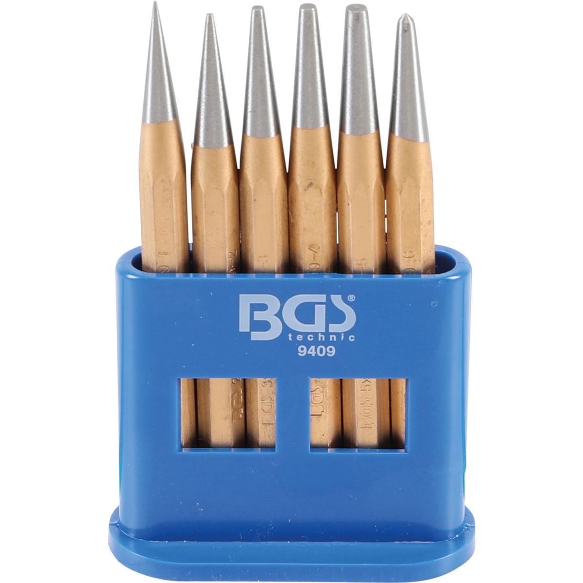 Drift Punch / Center Punch Set | 120 mm | 1 - 5 mm | 6 pcs.