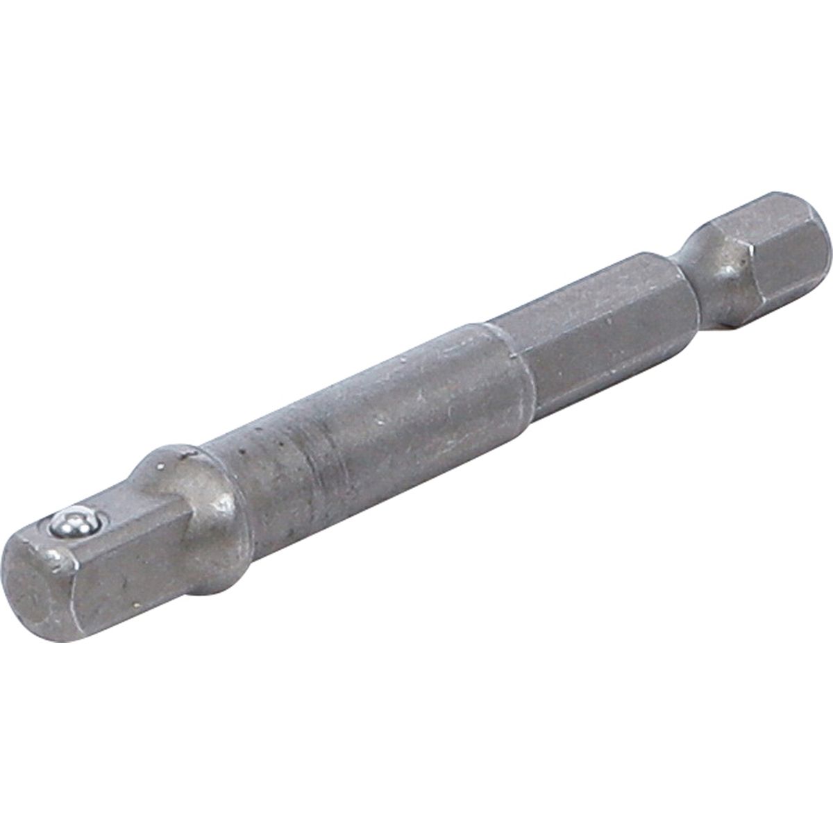 Adapter für Bohrmaschinen | Antrieb Außensechskant 6,3 mm (1/4") / Abtrieb Außenvierkant 6,3 mm (1/4")