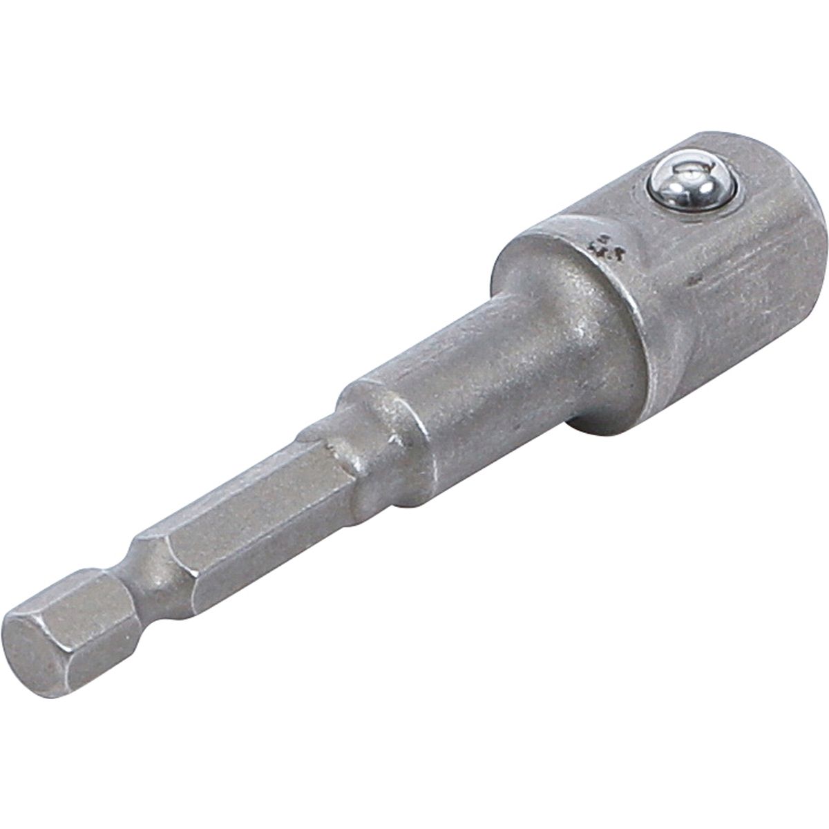 Adapter für Bohrmaschinen | Antrieb Außensechskant 6,3 mm (1/4") / Abtrieb Außenvierkant 12,5 mm (1/2")