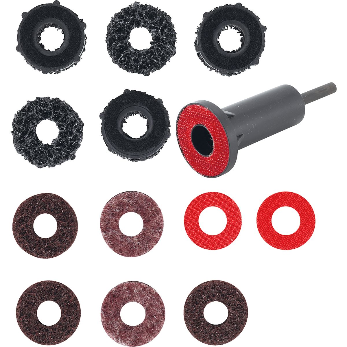 Wheel Hub Grinder Set | for Studs and Wheel Nut Bolts | 14 pcs.