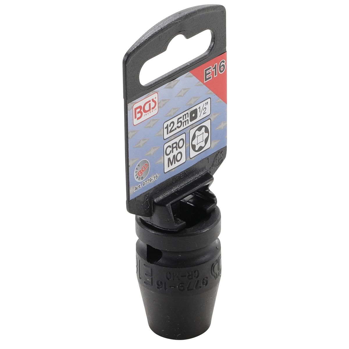 Llave de vaso de impacto E-Torx | 12,5 mm (1/2") | E16