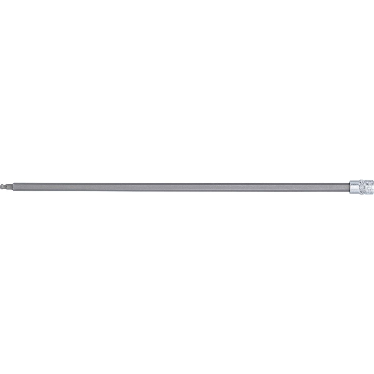 Bit Socket | length 300 mm | 6.3 mm (1/4") Drive | internal Hexagon with Ball Point 4 mm