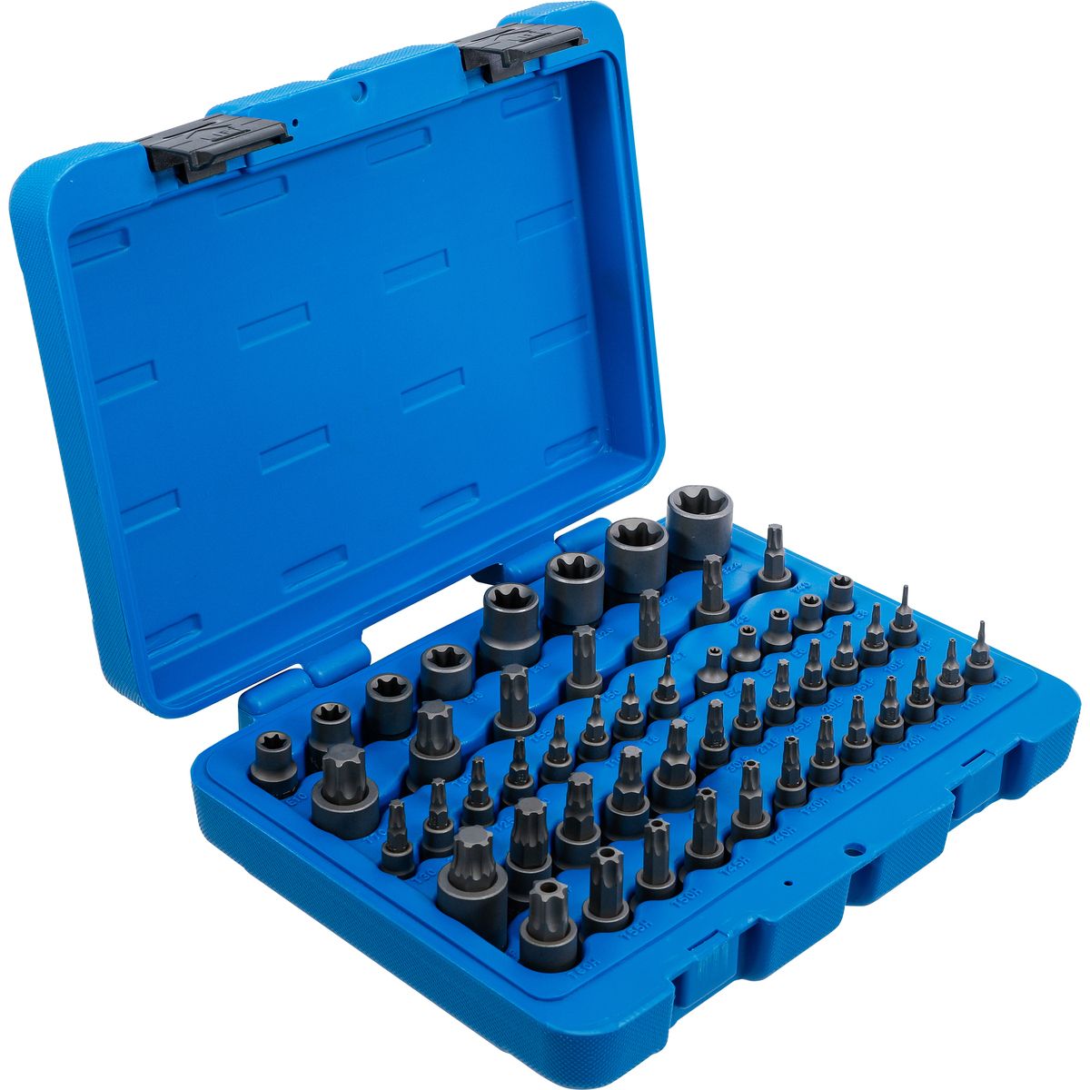 Bit Socket and Socket Set | E-Type / T-Star (for Torx) / T-Star tamperproof (for Torx) / TP-Star (for Torx Plus) | 52 pcs.