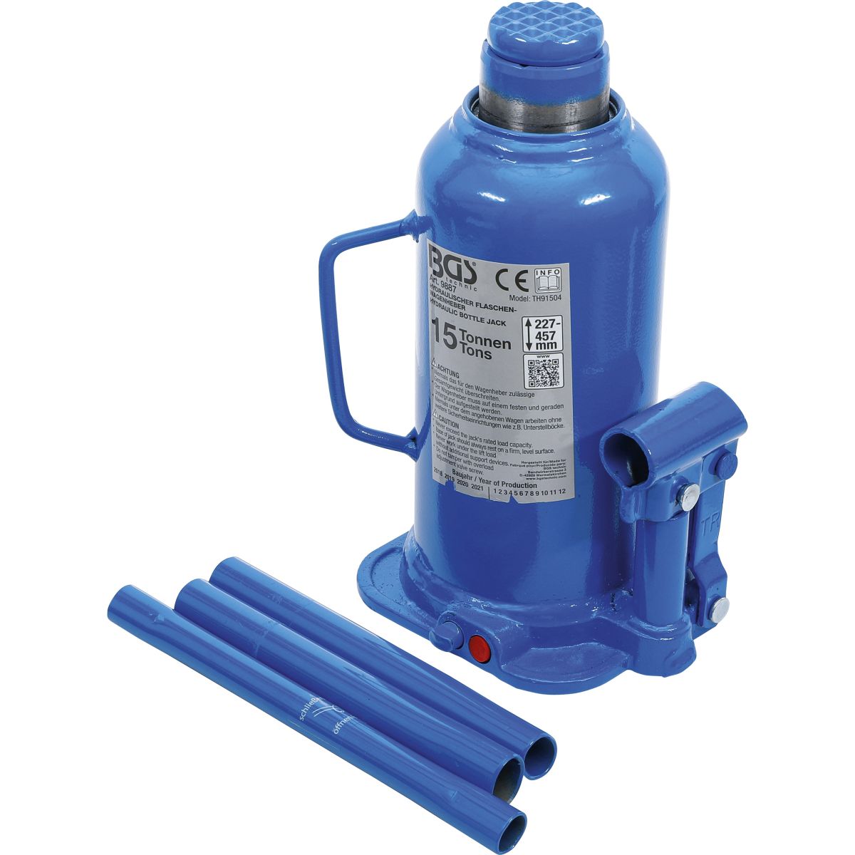 Hydraulic Bottle Jack | 15 t