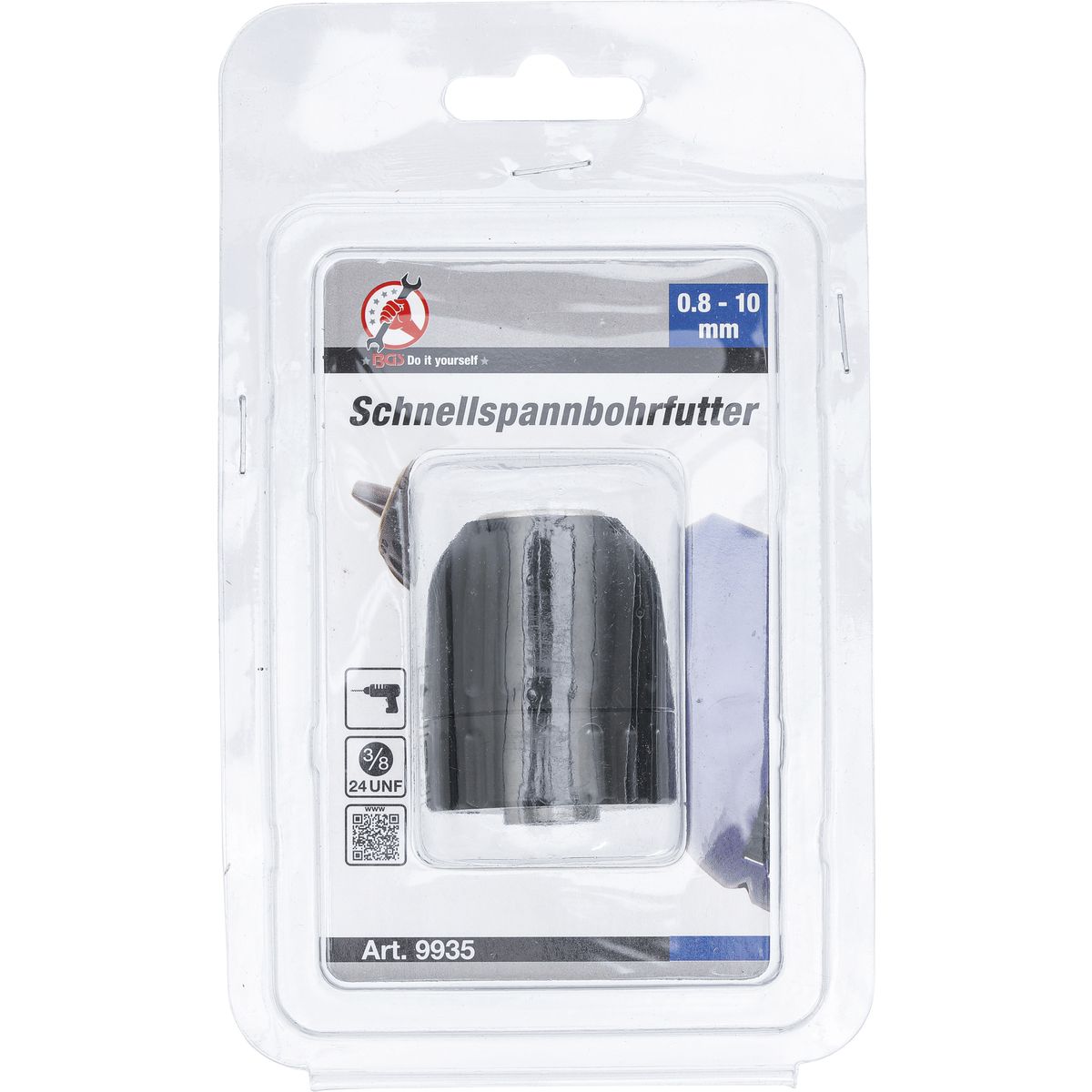 Schnellspannbohrfutter | 0,8 - 10 mm - 3/8" x 24 UNF