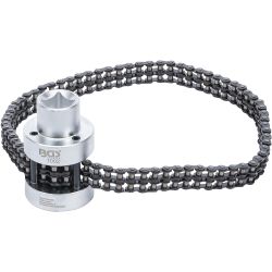 Llave de cadena para filtros de aceite "Profi" | Ø 60 - 115 mm