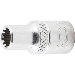 Steckschlüssel-Einsatz Gear Lock | Antrieb Innenvierkant 6,3 mm (1/4") | SW 5,5 mm