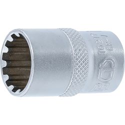 Douille pour clé, Gear Lock | 12,5 mm (1/2") | 17 mm