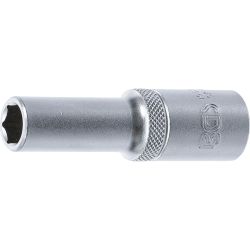 Llave de vaso hexagonal, larga | entrada 12,5 mm (1/2