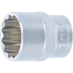 Socket, 12-point | 12.5 mm (1/2") Drive | 24 mm