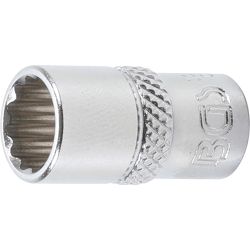 Socket, 12-point | 6.3 mm (1/4") Drive | 9 mm