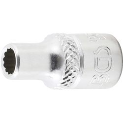 Llave de vaso 12 caras | entrada 6,3 mm (1/4") | 3/16"