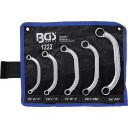 Obstruction Ring Spanner Set | Inch Sizes | 1/4