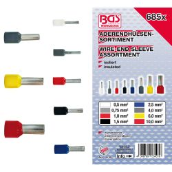 Ferrules Assortment | insulated | 685 pcs.