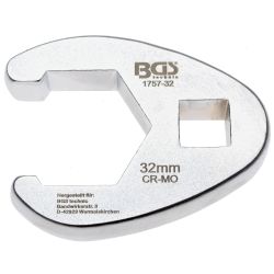 Llave boca hexagonal abierta (crowfoot) | entrada 12,5 mm (1/2") | 32 mm