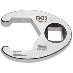 Llave boca hexagonal abierta (crowfoot) | entrada 20 mm (3/4") | 46 mm