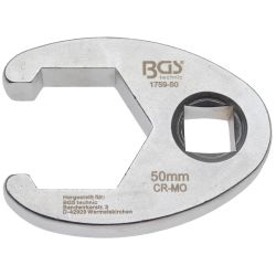 Llave boca hexagonal abierta (crowfoot) | entrada 20 mm (3/4