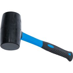 Rubber Mallet | Fibreglas Shaft | black Head | Ø 65 mm | 720 g