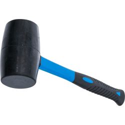 Rubber Mallet | Fibreglas Shaft | black Head | Ø 70 mm | 900 g
