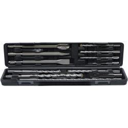 Hammer, Drill and Chisel Set | SDS shaft, carbide Tip | 5 - 20 mm | 12 pcs.