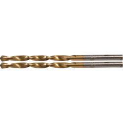 Twist Drill | HSS-G | titanium-nitrated | 3.0 mm | 2 pcs.