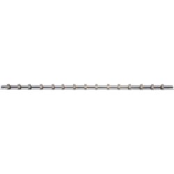 Socket Rail with 15 Clips | 6.3 mm (1/4