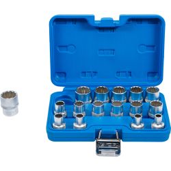 Socket Set, 12-point | 12.5 mm (1/2