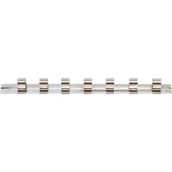 Rail pour douilles 7 clips | 10 mm (3/8