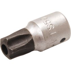 Douille à embouts | 6,3 mm (1/4") | profil TS (pour Torx Plus) avec perçage TS50