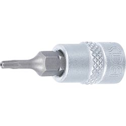 Bit-Einsatz | Antrieb Innenvierkant 6,3 mm (1/4") | T-Profil (für Torx) mit Bohrung T8