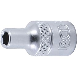 Llave de vaso hexagonal | entrada 6,3 mm (1/4