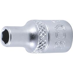 Llave de vaso hexagonal | entrada 6,3 mm (1/4") | 4,5 mm