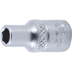 Llave de vaso hexagonal | entrada 6,3 mm (1/4