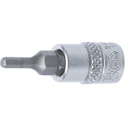 Bit Socket | 6.3 mm (1/4") Drive | internal Hexagon 3 mm