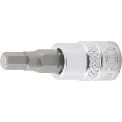 Bit Socket | 6.3 mm (1/4") Drive | internal Hexagon 3/16"