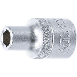 Llave de vaso hexagonal | entrada 12,5 mm (1/2") | 8 mm