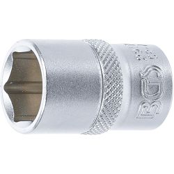 Llave de vaso hexagonal | entrada 12,5 mm (1/2") | 17 mm