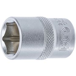 Llave de vaso hexagonal | entrada 12,5 mm (1/2