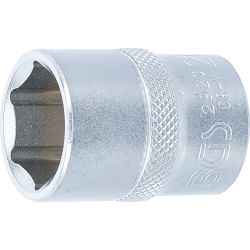 Llave de vaso hexagonal | entrada 12,5 mm (1/2") | 20 mm