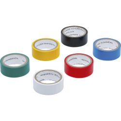 COLOR Tape Roll Set | 19 x 3.5 m | 6 pcs.