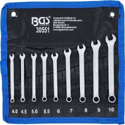 Combination Spanner Set | 4 - 10 mm | 9 pcs.