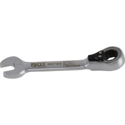 Ratchet Combination Wrench | short | reversible | 9 mm