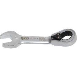 Ratchet Combination Wrench | short | reversible | 17 mm
