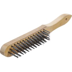 Handheld Brush | steel wire | 5-rows | 300 mm