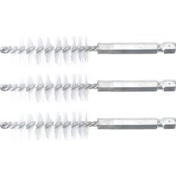 Nylon Brush | 17 mm | 6.3 mm (1/4") Drive | 3 pcs.