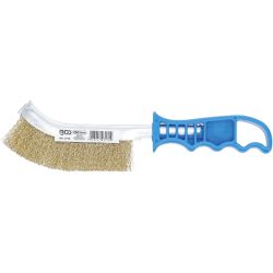 Steel Wire Brush | brass coated | 260 mm