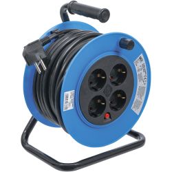 Cable Reel | 15 m | 3 x 1,5 mm² | 4 Socket Outlets | IP 20 | 3000 W