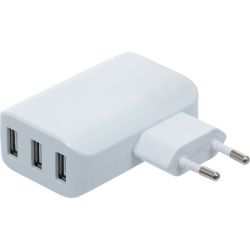 Universal USB Charger | 3 USB ports | max 3.4 A total max. 2.4 A / USB | 110 - 240V