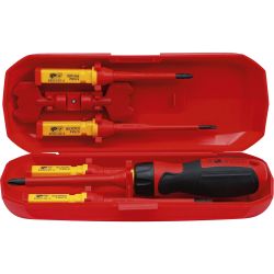 VDE Screwdriver Set | with Interchangeable Blades | 8 pcs.