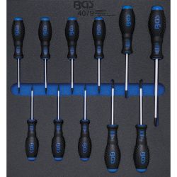 Tool Tray 2/3: Screwdriver Set | T-Star (for Torx) T6 - T40 | 11 pcs.